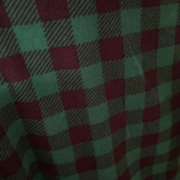 Lands End Fleece 1/4 Zip Buffalo Plaid Women’s Sz SM - Picture 5 of 5